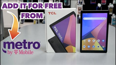 TCL TAB 8 LE Unboxing And Review The A Free Tablet From Metro By T