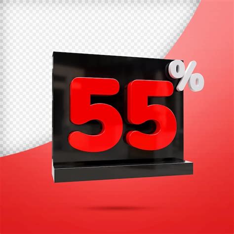 Premium Psd Percentage 3d Render Premium Psd