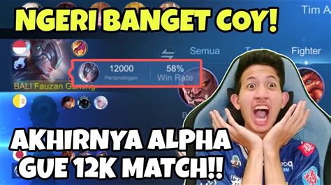 Ngeri Banget Alpha Fauzan Mencapai Match Youtube