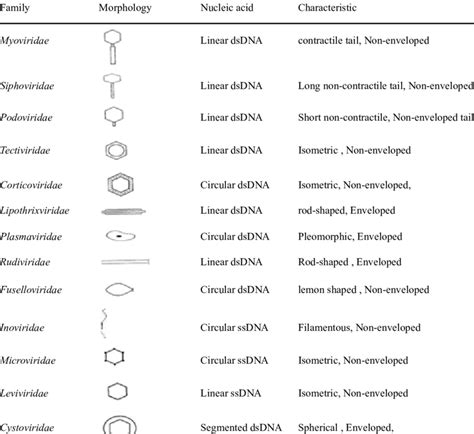 Classification of Bacteriophages | Download Scientific Diagram