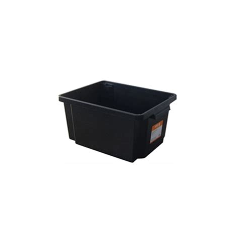 small plastic storage tote bin