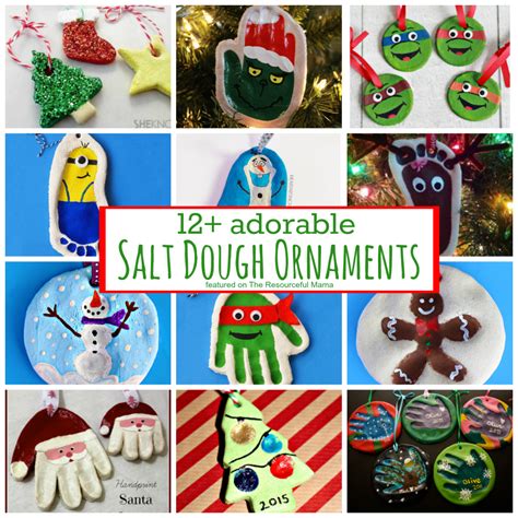 Adorable Homemade Salt Dough Ornaments For Christmas Handprint