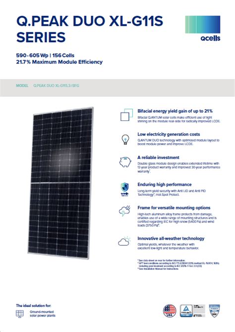 Hanwha Q Cells Qpeak Duo Xl G11s 590w Solar Panel Us Solar Supplier