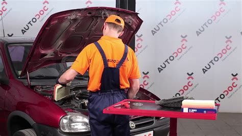 Wie OPEL CORSA B Luftfilter wechseln TUTORIAL | AUTODOC - YouTube