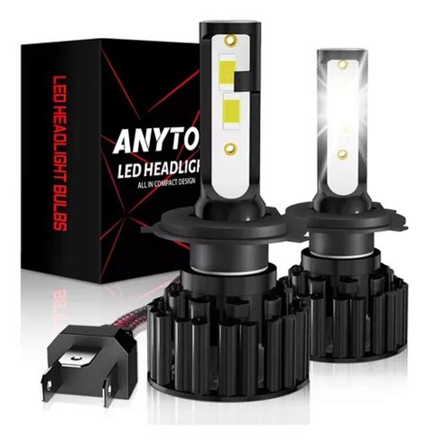 Kit Faros Foco Led H Luz Alta Y Baja K W Lm Csp Meses Sin