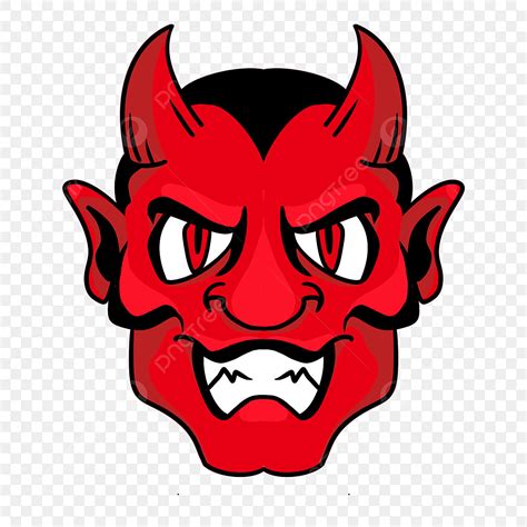 Demon Head Clipart PNG Images, Red Demon Head, Red, Devil, Avatar PNG Image For Free Download