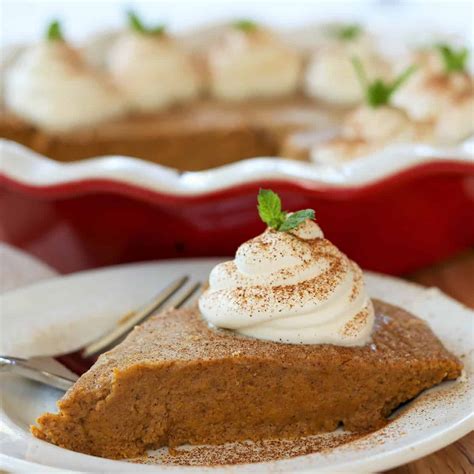 Healthy Keto Crustless Pumpkin Pie Easy Recipes To Make At Home