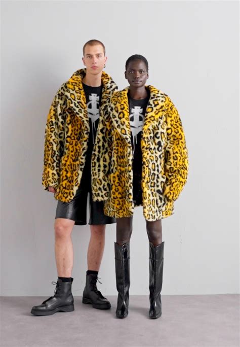 Vivienne Westwood Wittgenstein Unisex Short Coat Leopard Multi