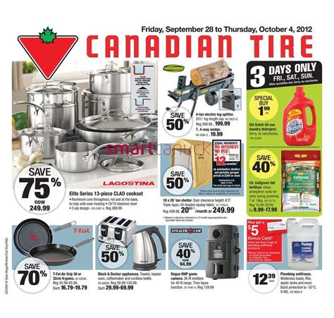 CANADIAN TIRE FLYER SEP 28 – OCT 4 | Canadian Tire Flyers