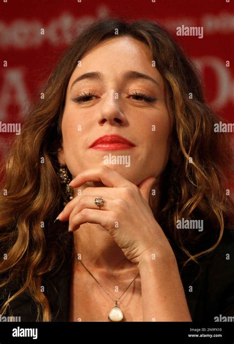 Mexican actress Mariana Trevino poses during a press conference in ...