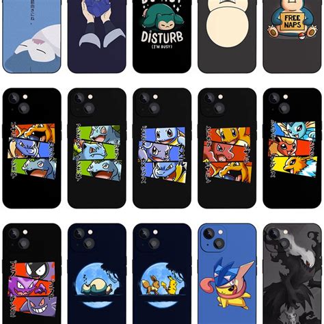 50 Pattern Cartoon Monster Phone Case, Soft Full Cover, for All iPhone ...