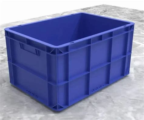 Blue Nilkamal Hdpe Plastic Crate Outer Dimension Lxwxh X X