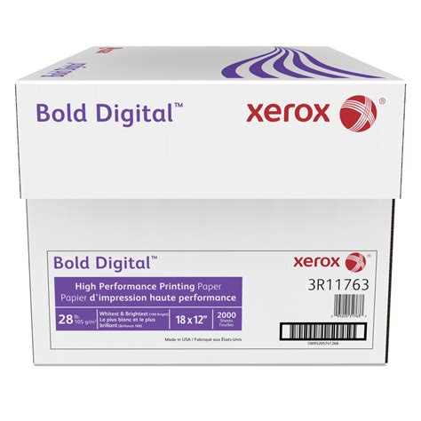 Xerox Bold Digital Printing Paper 4 Reams Tabloid Extra Size 18 X