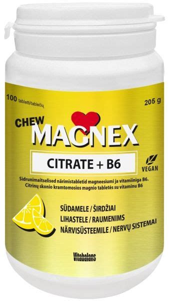 Magnex Citrate B Chew Vnt Camelia