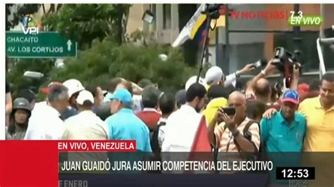 Juan Guaidó Se Autoproclama “presidente Encargado De Venezuela” Youtube