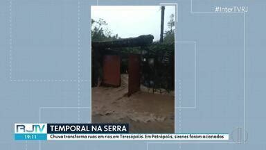 Rj Inter Tv Edi O Forte Chuva Causa Inunda Es E Transtornos Em