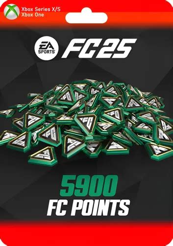 T Card Digital Fifa 25 5900 Fifa Points Xbox Mercadolibre