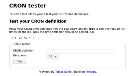 6 Online Tools For Generating And Testing Cron Jobs For Linux