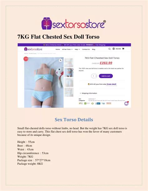 PPT 7KG Flat Chested Sex Doll Torso Sextorsostore PowerPoint