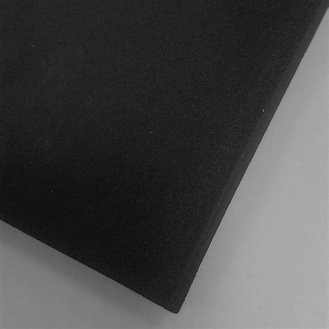 Black Neoprene Sponge Foam Sheets Plain Or Adhesive Backed Mm Mm