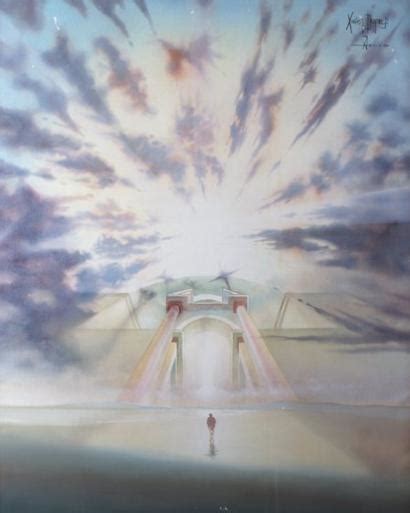 Art-and-Dream - the gates of dawn by Degans Xavier, born 1949,...