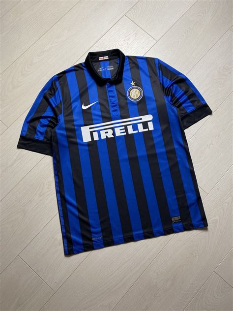 Nike × Soccer Jersey × Vintage Nike Inter Milan 2011 2012 Pirelli Home ...