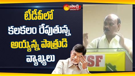 Tdp Leader Ayyanna Patrudu Sensational Comments On Tdp Leaders And