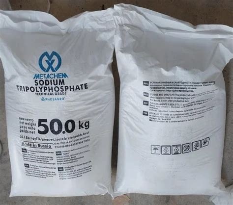 White Sodium Tripolyphosphate Powder Packaging Type Bag Packaging