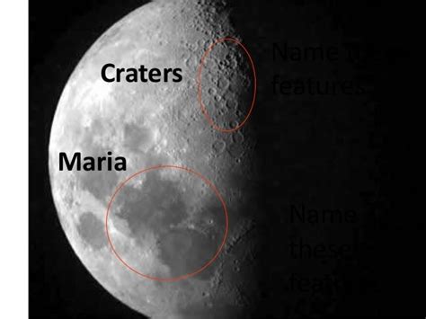 The Moon Physical Characteristics Teach