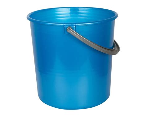 Ведро пластиковое пищевое, 10 л., голубой перламутр