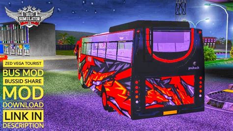 Bussid Zed Vega Tourist Bus Mod For Bus Simulator Indonesia Bussid