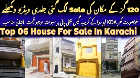 Top 06 House For Sale In Karachi 120 Sqyard KDA Leased Realtor