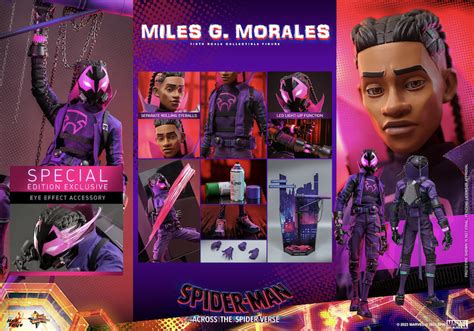 Hot Toys Spider Man Across The Spider Verse Miles G Morales Sixth Scale Figure Pre Orders