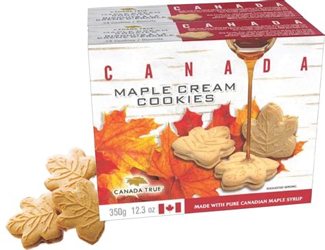 Canada True Maple Cream Cookies Cookies Total Per Pack Real