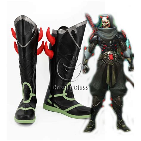 Overwatch OW Genji Cosplay Boots - CosplayClass