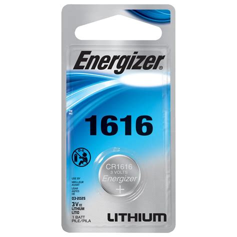 Energizer Lithium CR 1616 Battery ECR1616BP The Home Depot