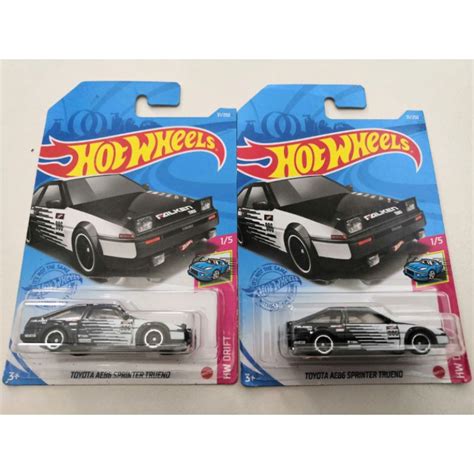 Hot Wheels Toyota AE86 Sprinter Trueno Car Culture Slide