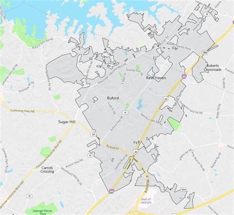 City Of Buford Land Use Map