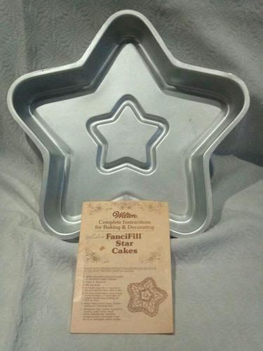 Vintage 1980 Wilton Fancifill Star Cake Pan With Images Star Cake