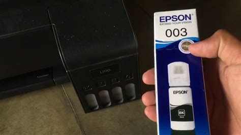 Epson L Cara Mengisi Tangki Tinta Printer Youtube