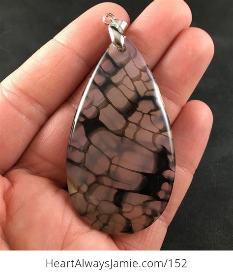 Transparent Dragon Veins Stone Agate Pendant Dnrby Pyjck