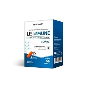 O Melhor Preço De Lisimune Lisina 500mg Vitamina C Zinco Maxinutri