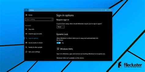 Tip Enable Dynamic Lock In Windows 10