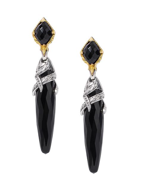 Popular Designer Black Gold Jewelry Konstantino Women | Editorialist