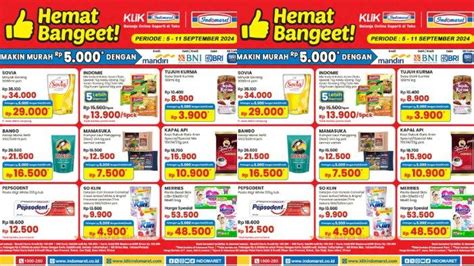 Katalog Promo Jsm Indomaret September Popok Rp Minyak