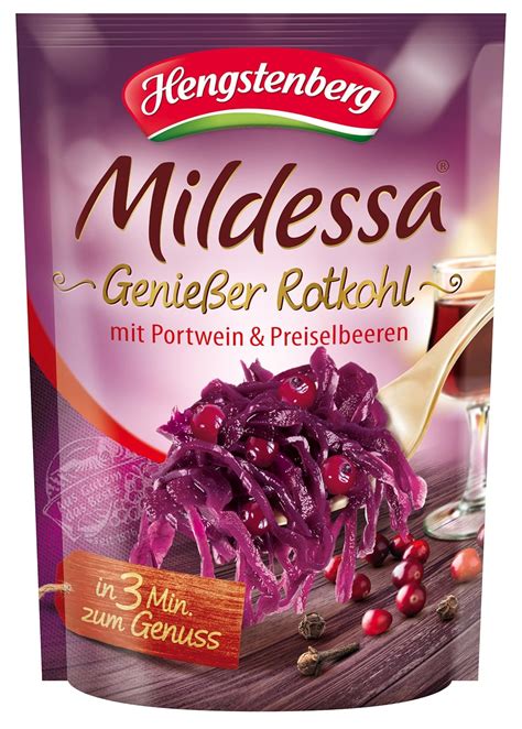 Amazon Hengstenberg Mildessa Sauerkraut With Wine And Cranberries