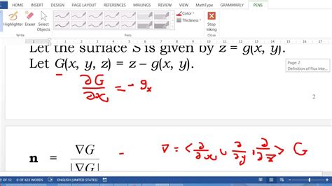 Surface Integral Of Vector Field Flux Integral Youtube