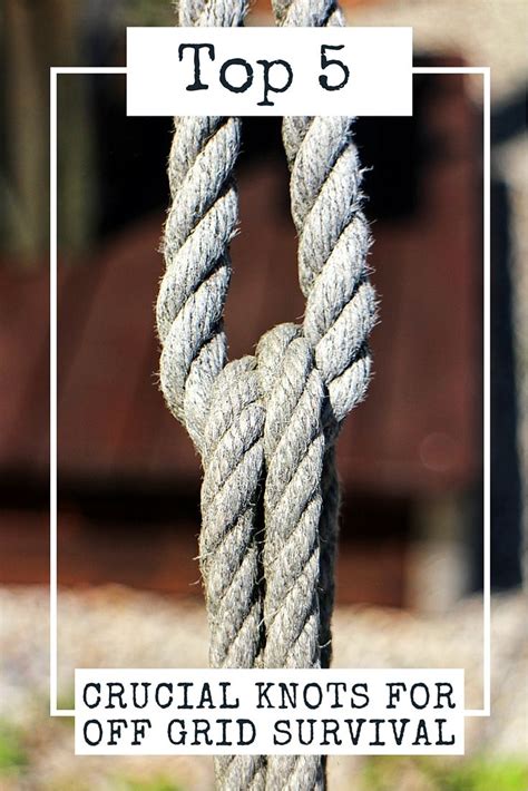 Top 7 Knots You Should Know For Survival Survival Knots Knots Off