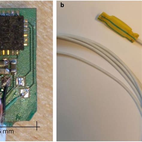 Sensor design. (a) Picture showing the assembled circuit board of the ...