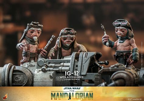 Star Wars The Mandalorian IG 12 And Grogu By Hot Toys The Toyark News